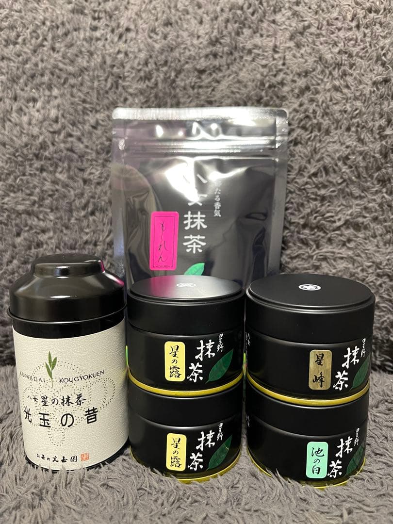 星野製茶園 抹茶 星の露 池の白 星峰 もくれん 高級 希少 - メルカリ