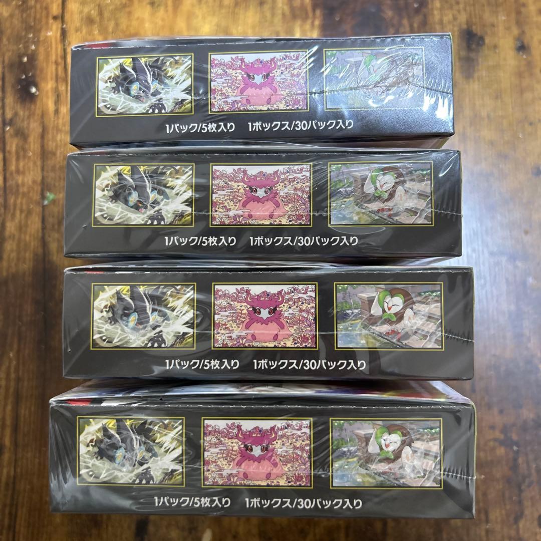 ムキニスゼロ 4box シュリンク付 ポケモンカードゲーム