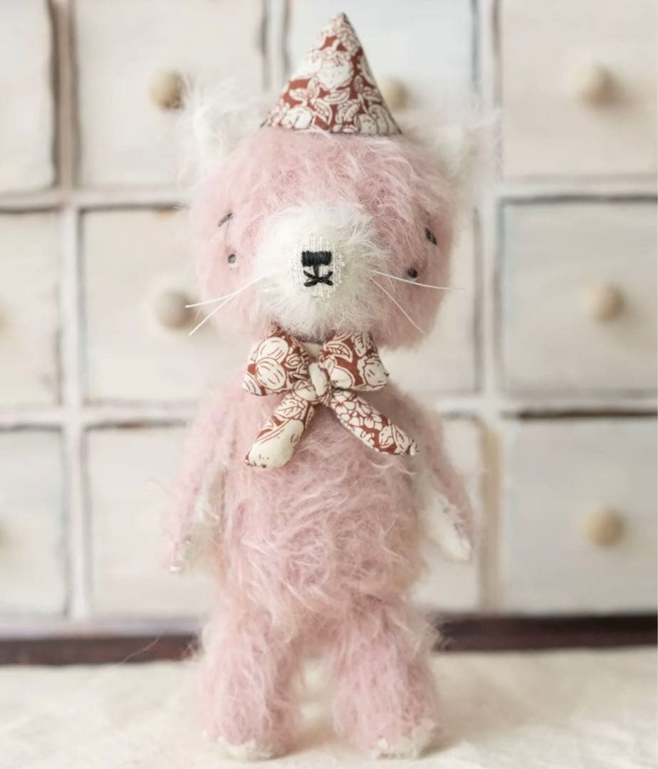 ティータイムベア テディベア アーティストベア ハンドメイド 海外作家