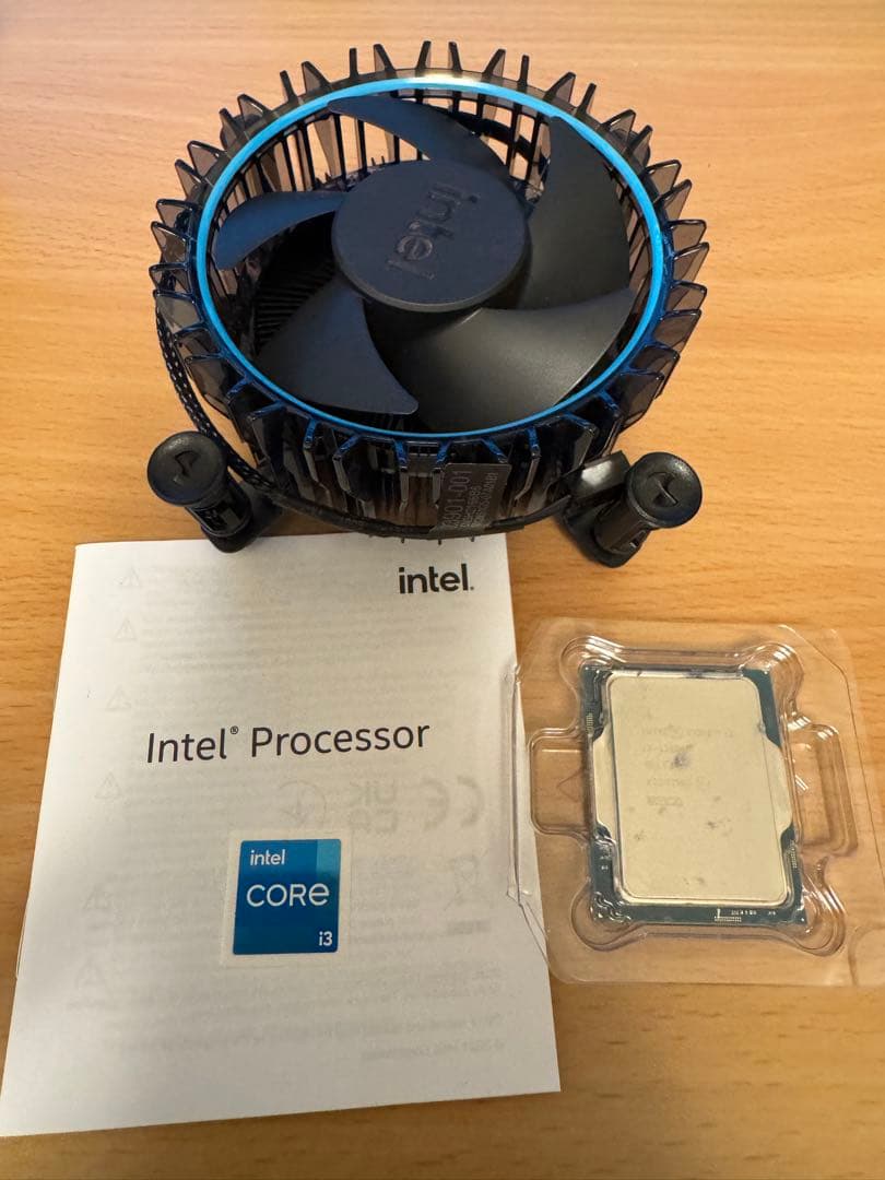 Intel Core i3 12100F CPU + クーラーセット
