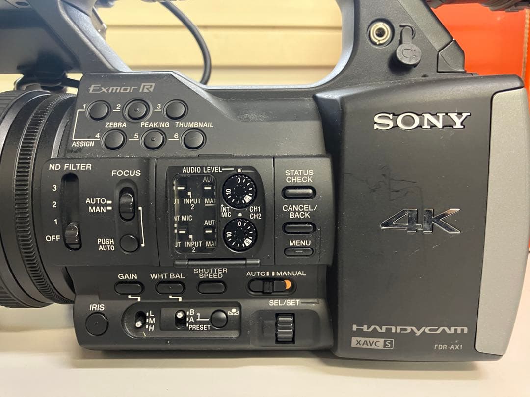 SONY 4K業務用ビデオカメラ本体 FDR-AX1(美品)