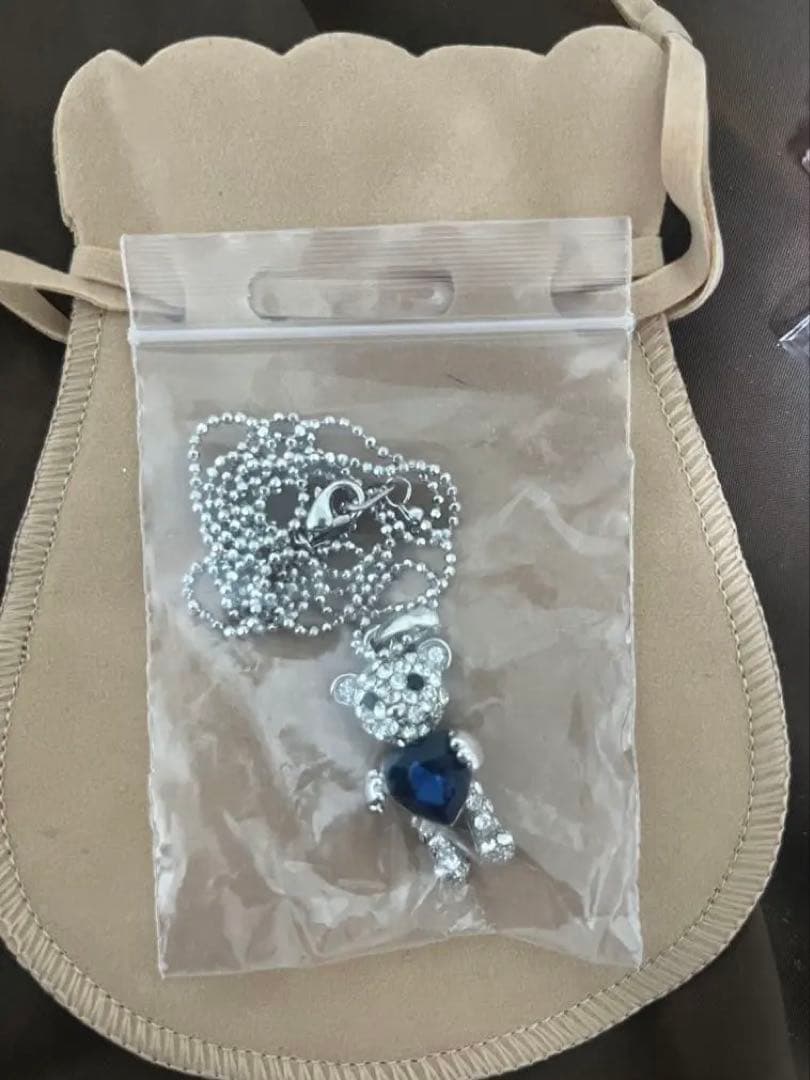 1本のみ】ヒョンリクス着用　済州島テディベアネックレス 1本のみ】ヒョンリクス着用 済州島テディベアネックレス 1本のみ