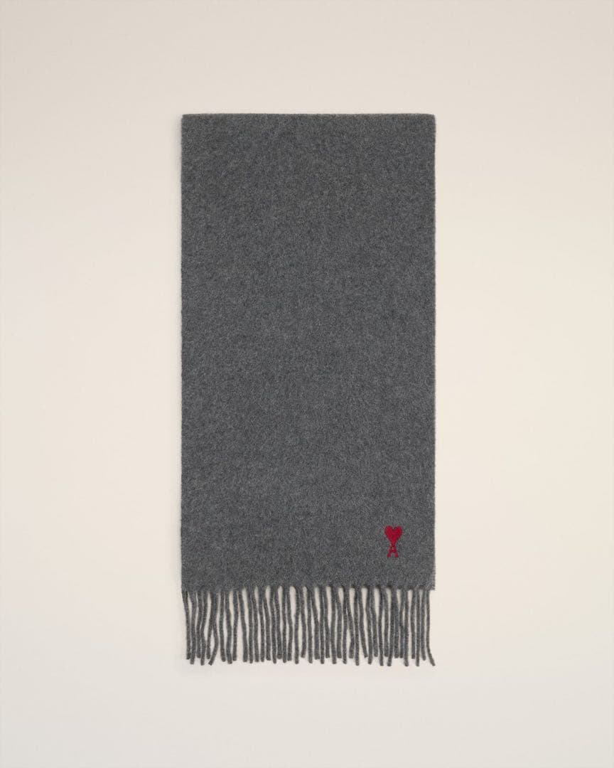 アミパリス マフラー グレー