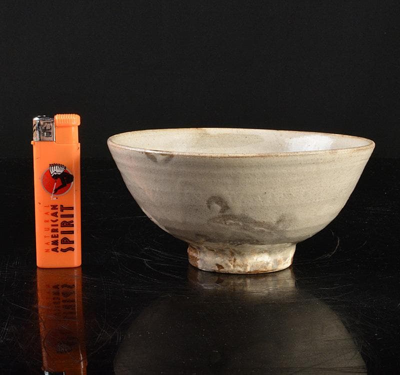 朝鮮美術　韓国李王家　楽善斎　李方子造　高麗焼　茶碗　共箱　V　R5185