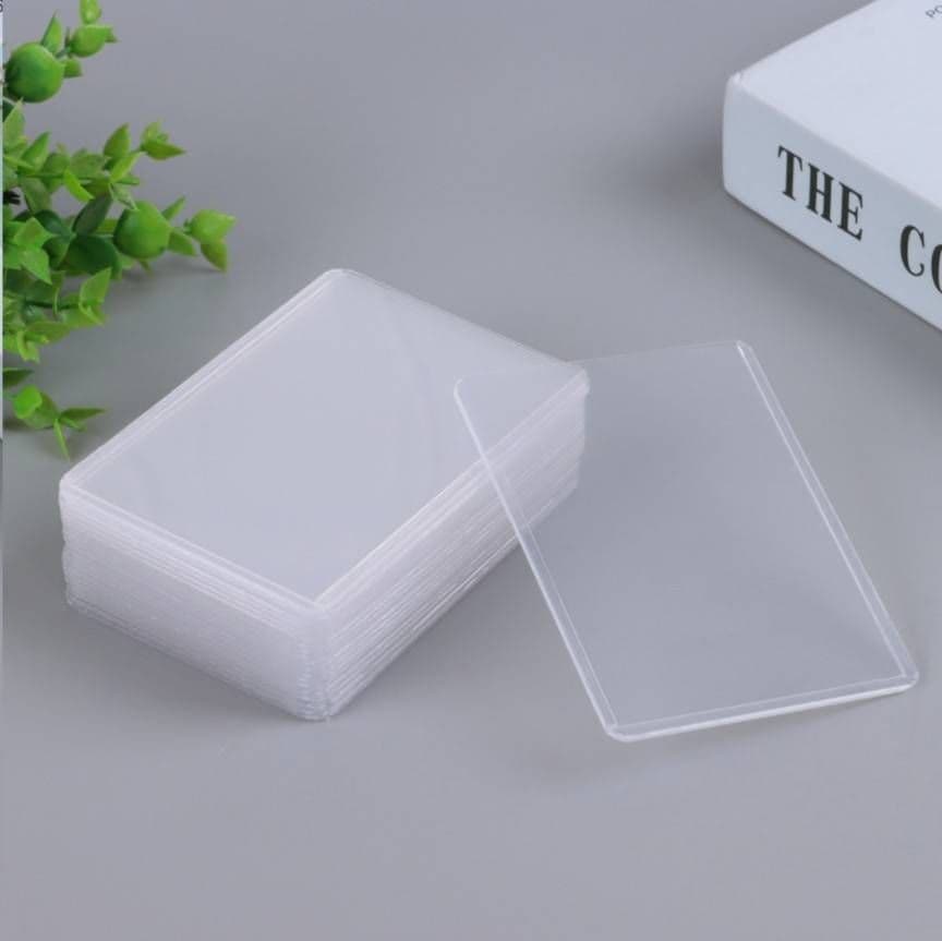 カードホルダー　トップローダー 100枚 透明　横入れ　硬貨　フィルム