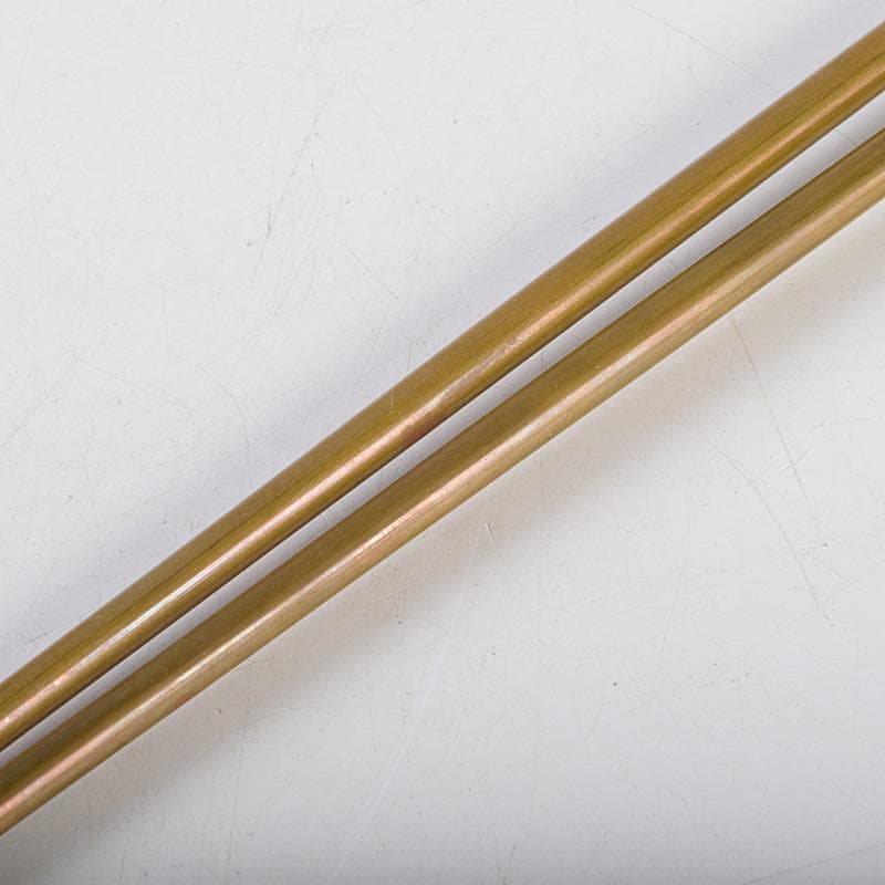 茶道具 釜師 十四代 大西清右衛門作 南鐐菊頭 真鍮火箸 共箱 M R9242