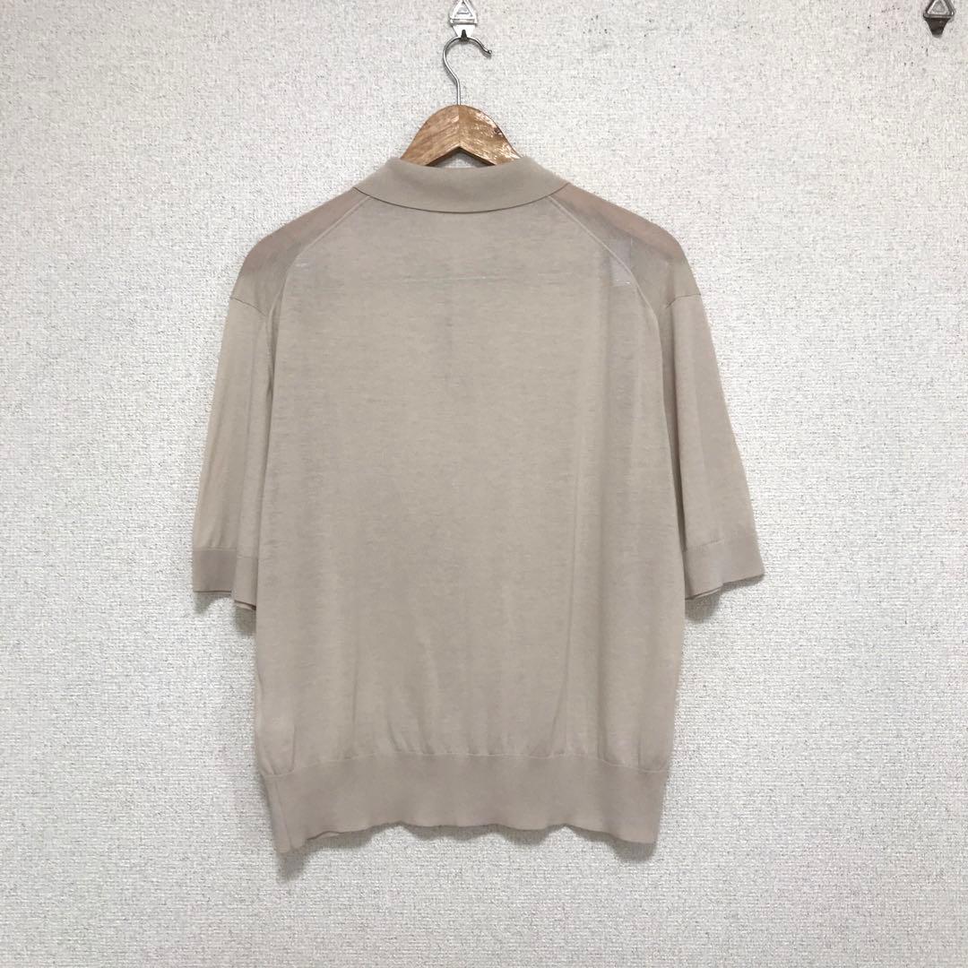 GALERIE VIE トゥモローランド　クレープコットン ポロプルオーバー