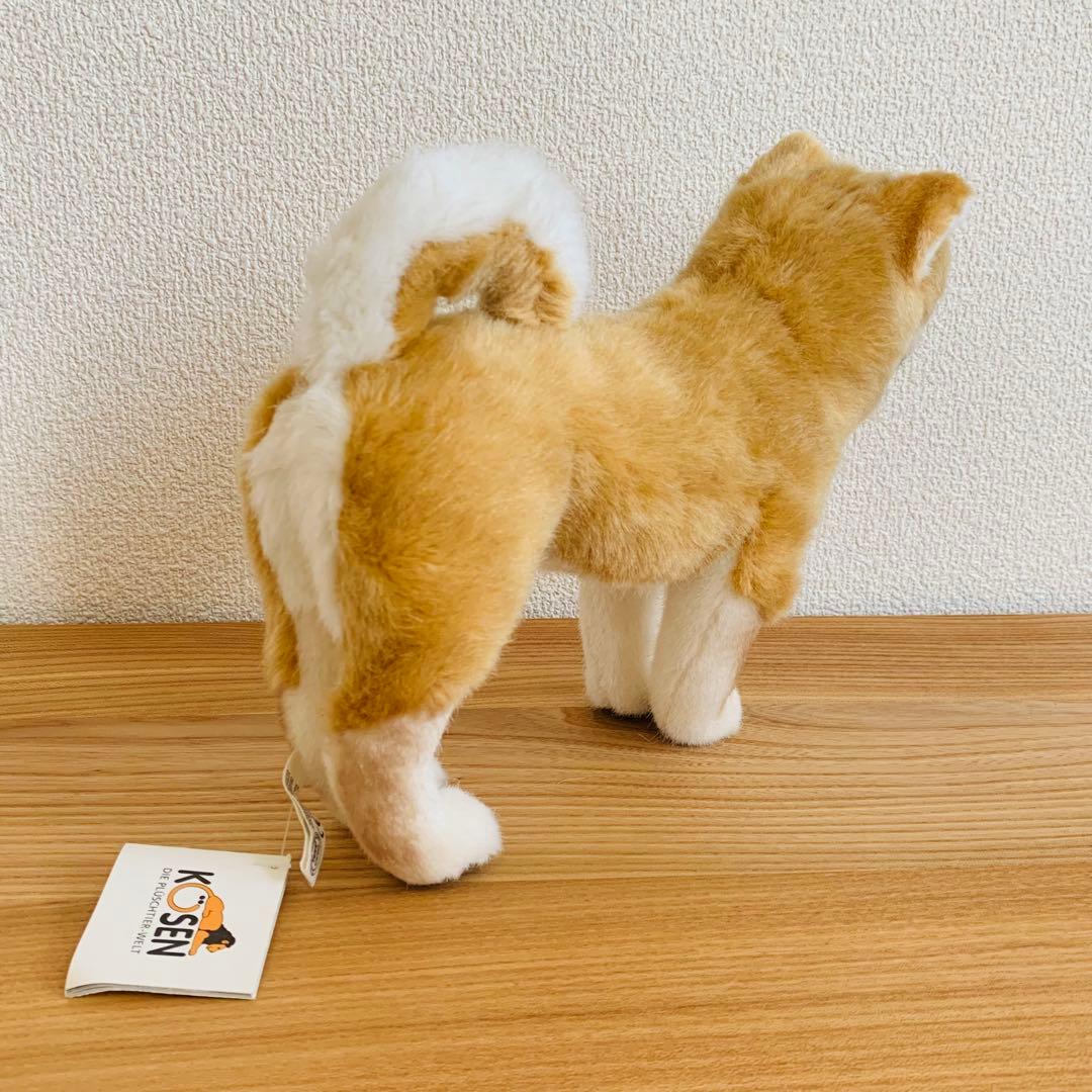 【新品】ケーセン　ドイツ製　柴犬　イヌぬいぐるみ　リアル　モンテッソーリ　知育