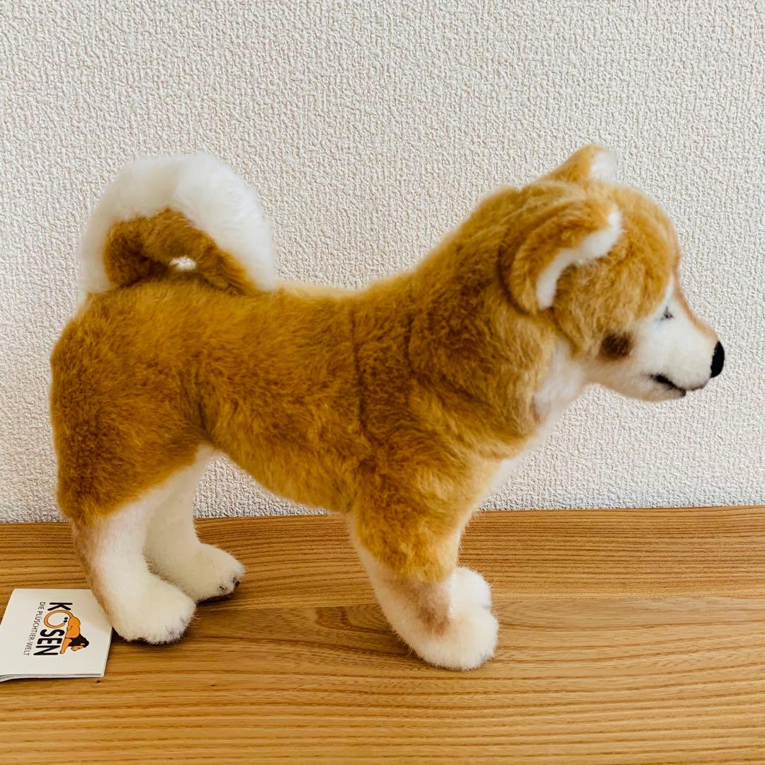 【新品】ケーセン　ドイツ製　柴犬　イヌぬいぐるみ　リアル　モンテッソーリ　知育