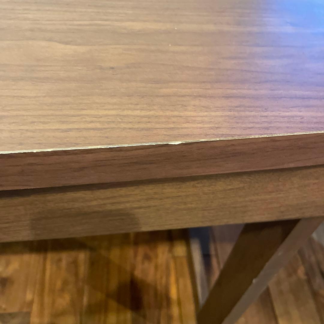 パソコンデスク 勉強机 ウォルナット調