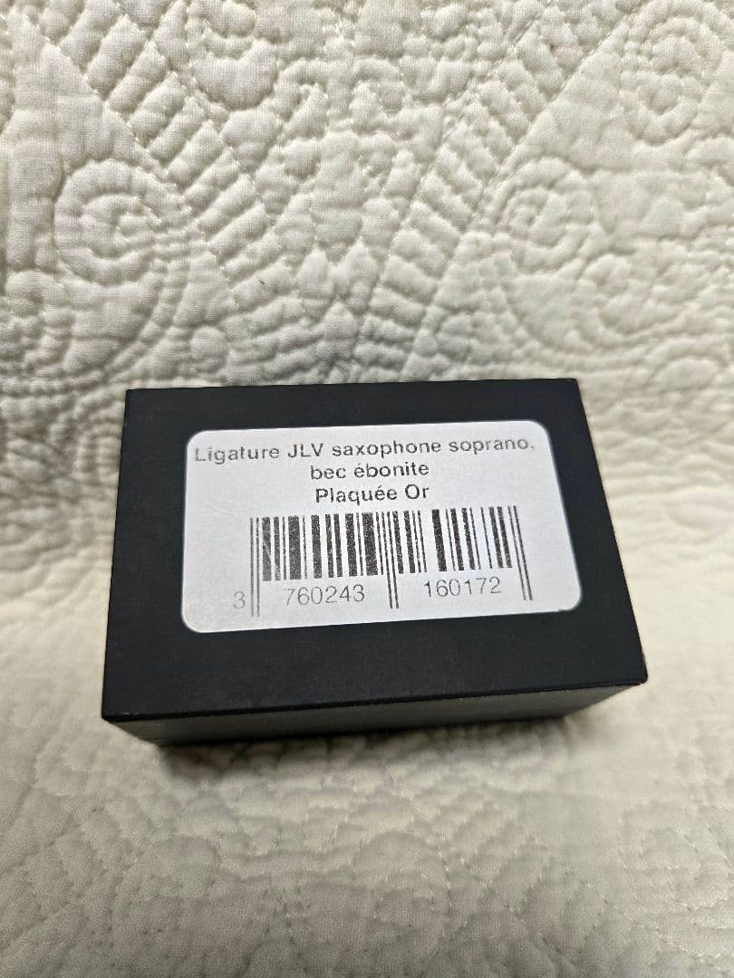 JLV Ligature ソプラノサックスリガチャー24 金メッキ