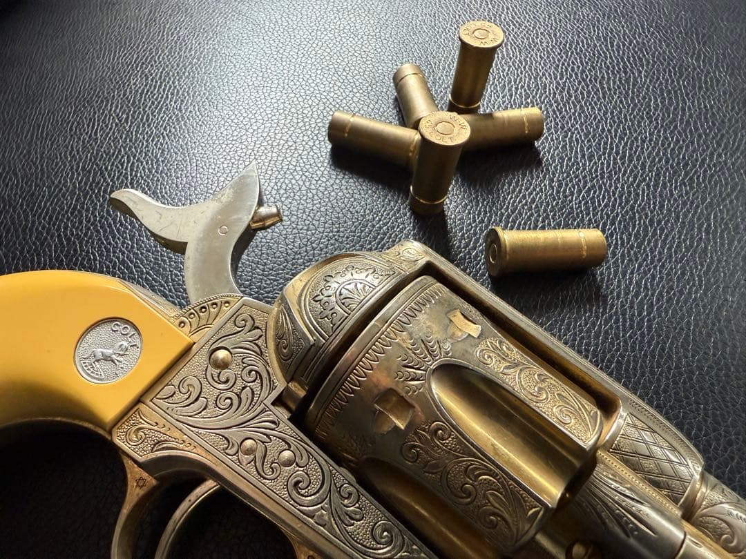 マルシン コルトSAA パットン将軍モデル SMGマーク 銃口閉 ジャンク品