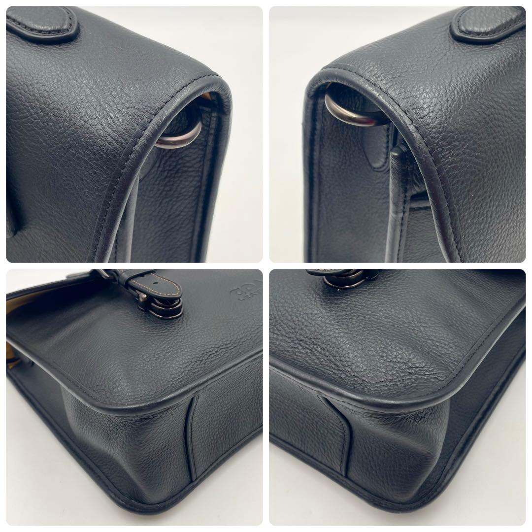 【極美品】COACH キャリッジ ブリーフ ビジネスバッグ 2way サッチェル