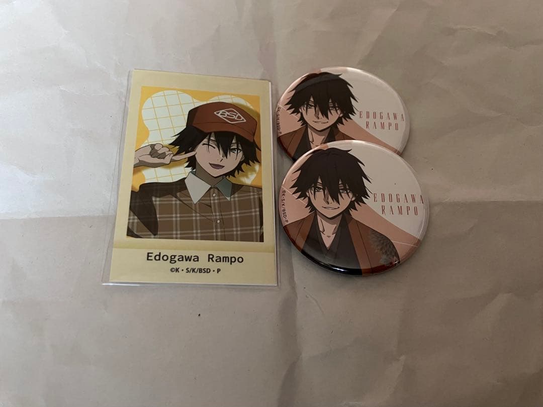 文豪ストレイドッグス撮影会フェア agf 江戸川乱歩 - メルカリ