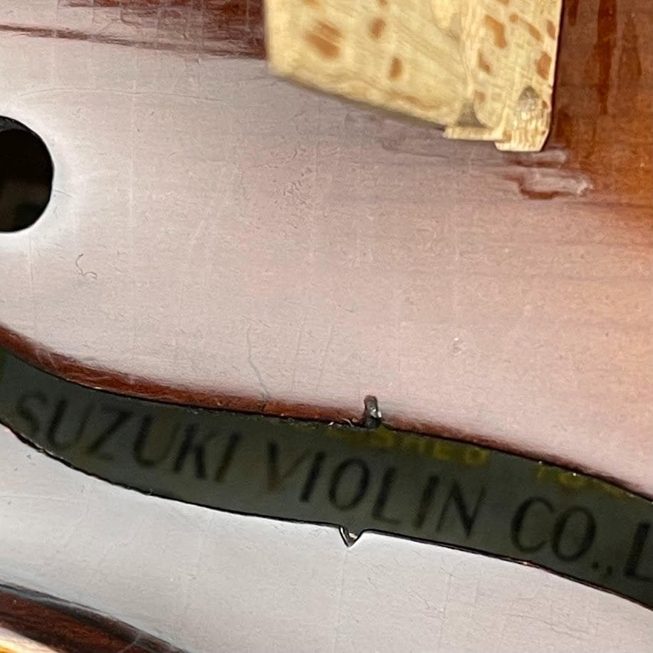 ●鈴木バイオリン●No.11 4/4 1960s 極濃淡 青ラベル Violin