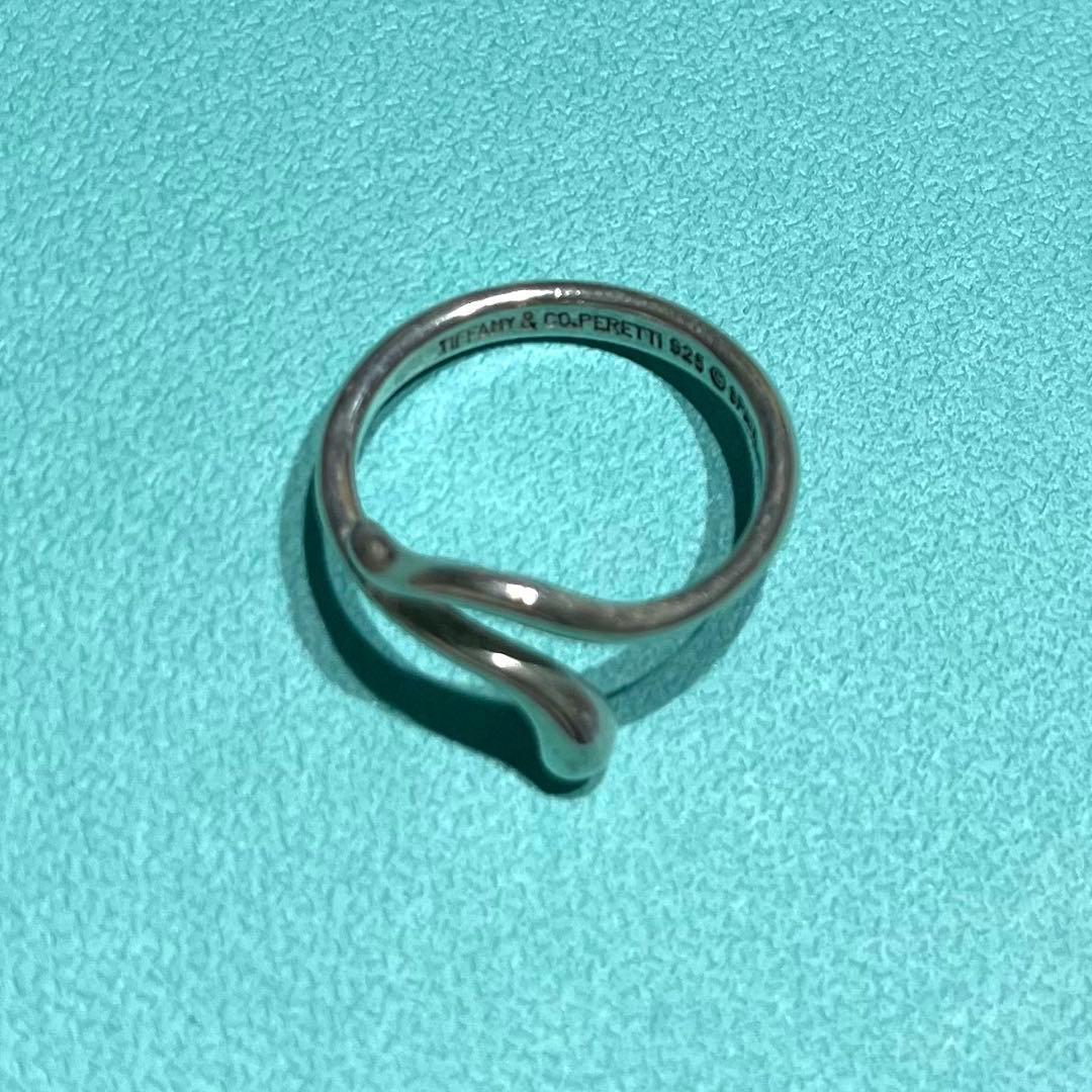 ティファニー「ティアドロップ」リング シルバー925【12〜12.5号サイズ】