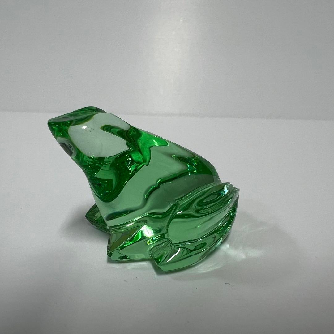 Baccarat バカラ フィギュリン 置物 カエル 蛙 - メルカリ