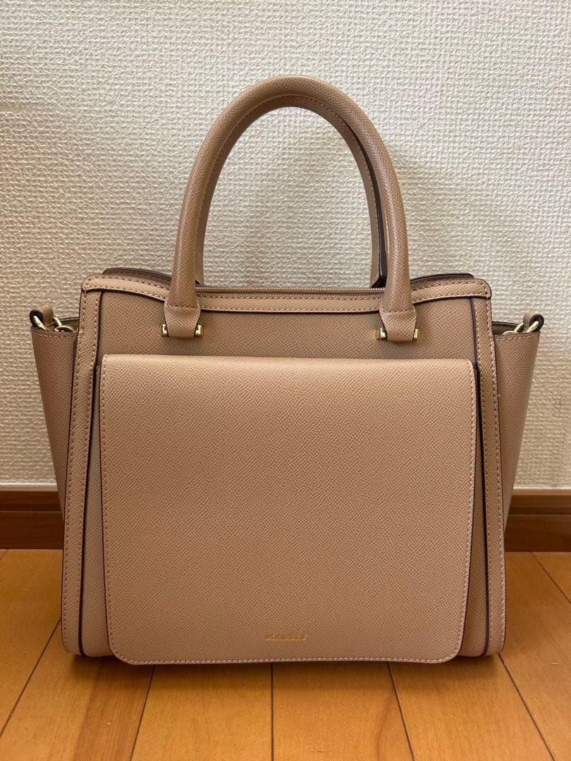 美品☆MARSLY マーズリー 痛バッグ ベージュ - メルカリ