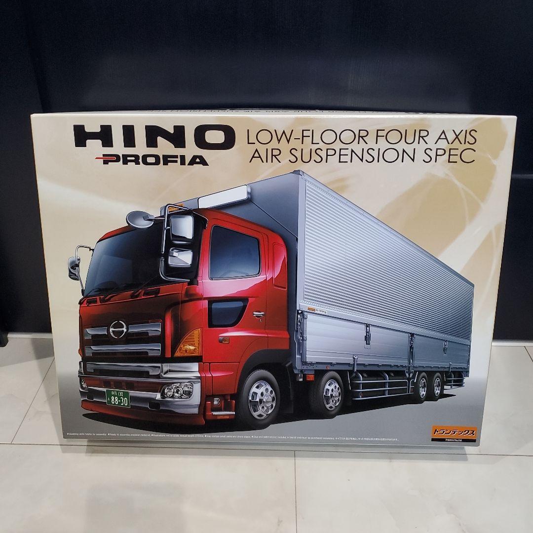 日野 プロフィア 低床四軸 アオシマ文化教材社 デコトラ プラモデル