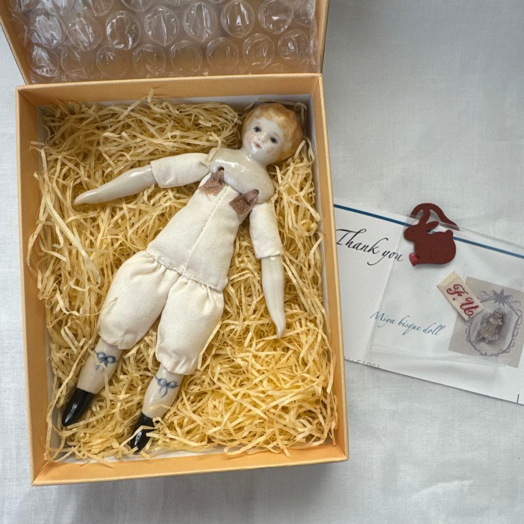 小さなチャイナヘッドドール ミニョネットビスクドール ヴィンテージ