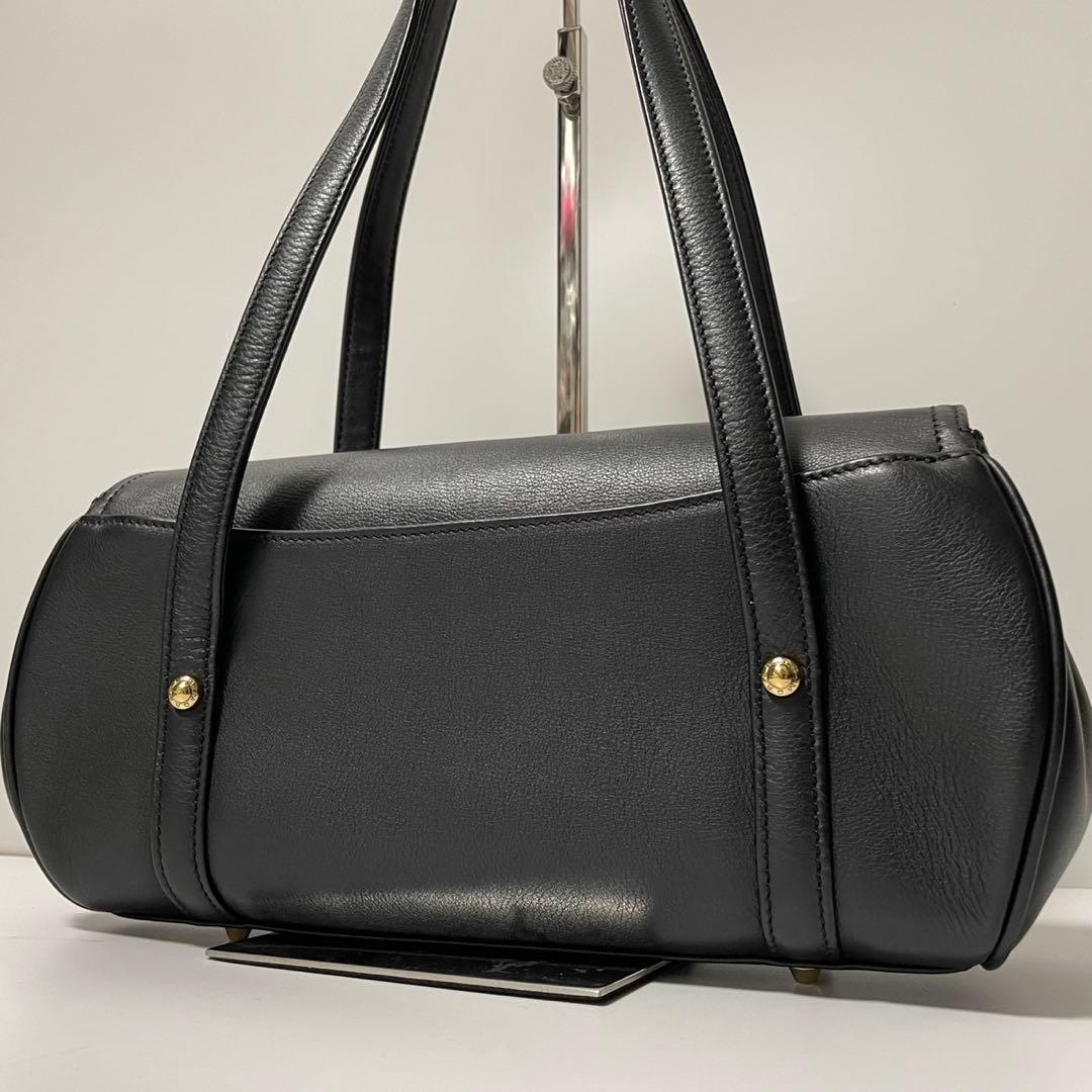 ■未使用級■ MORABITO ハンドバッグ　肩掛け　レザー　　黒