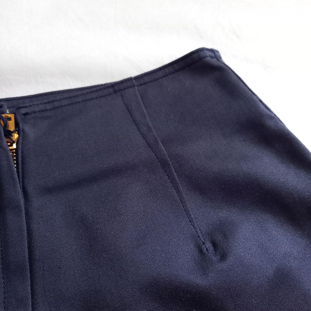 未使用タグ付　限定カスタム　マディソンブルー　タイトロングスカート　ネイビー