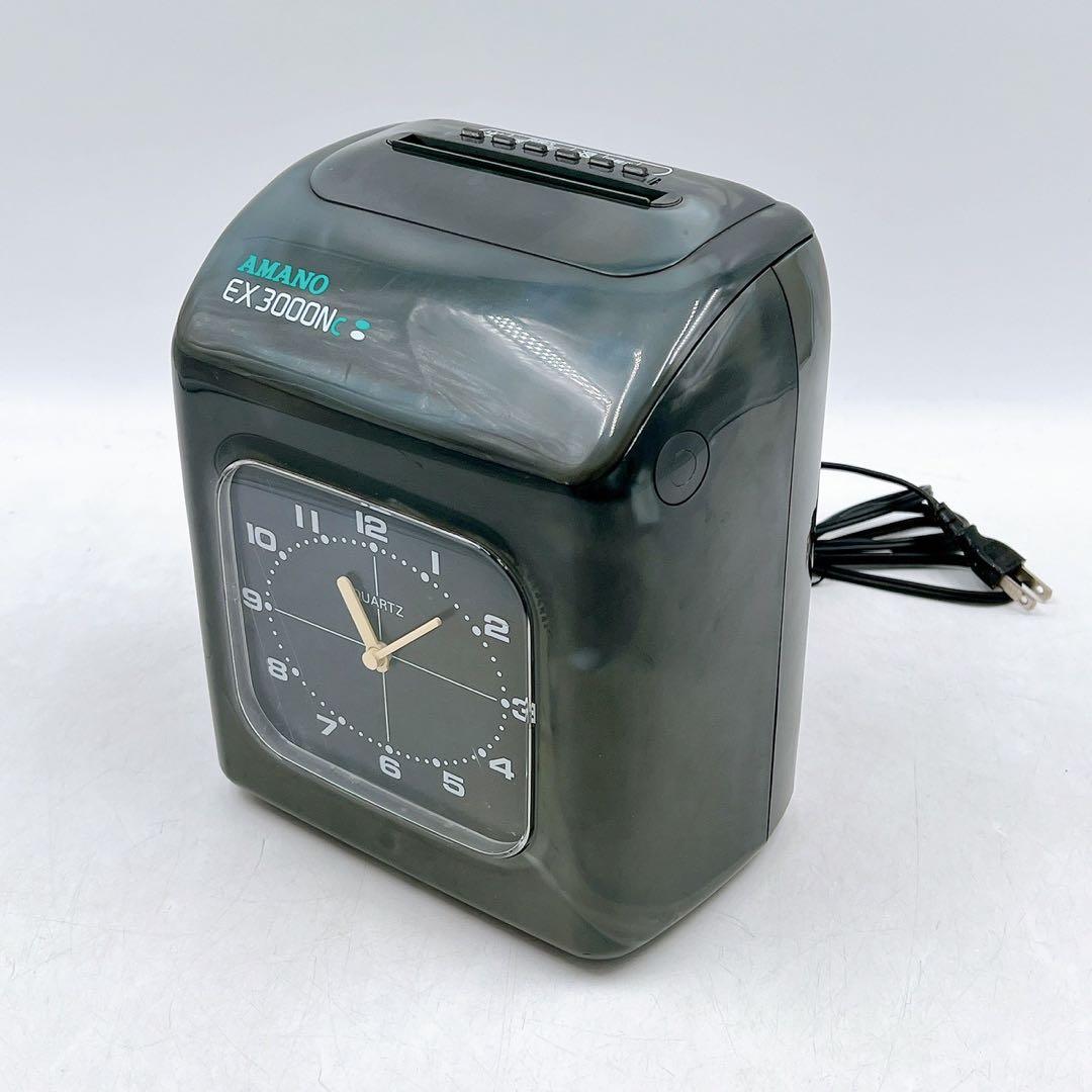 AMANO アマノ タイムレコーダー EX3000Nc 電子事務 店舗 動作良好
