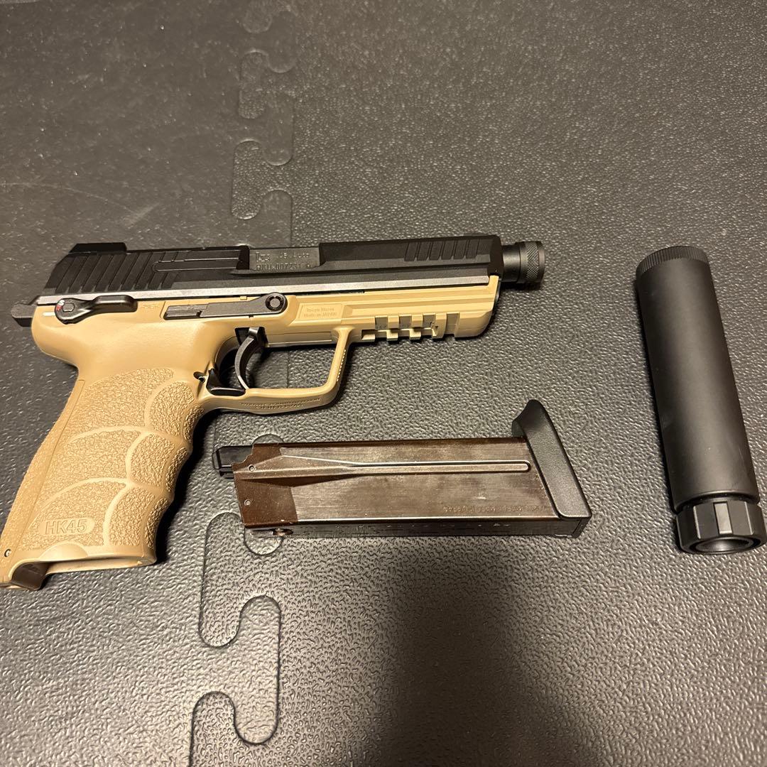 東京マルイHK45 Tactical ガスガン サイレンサー付き
