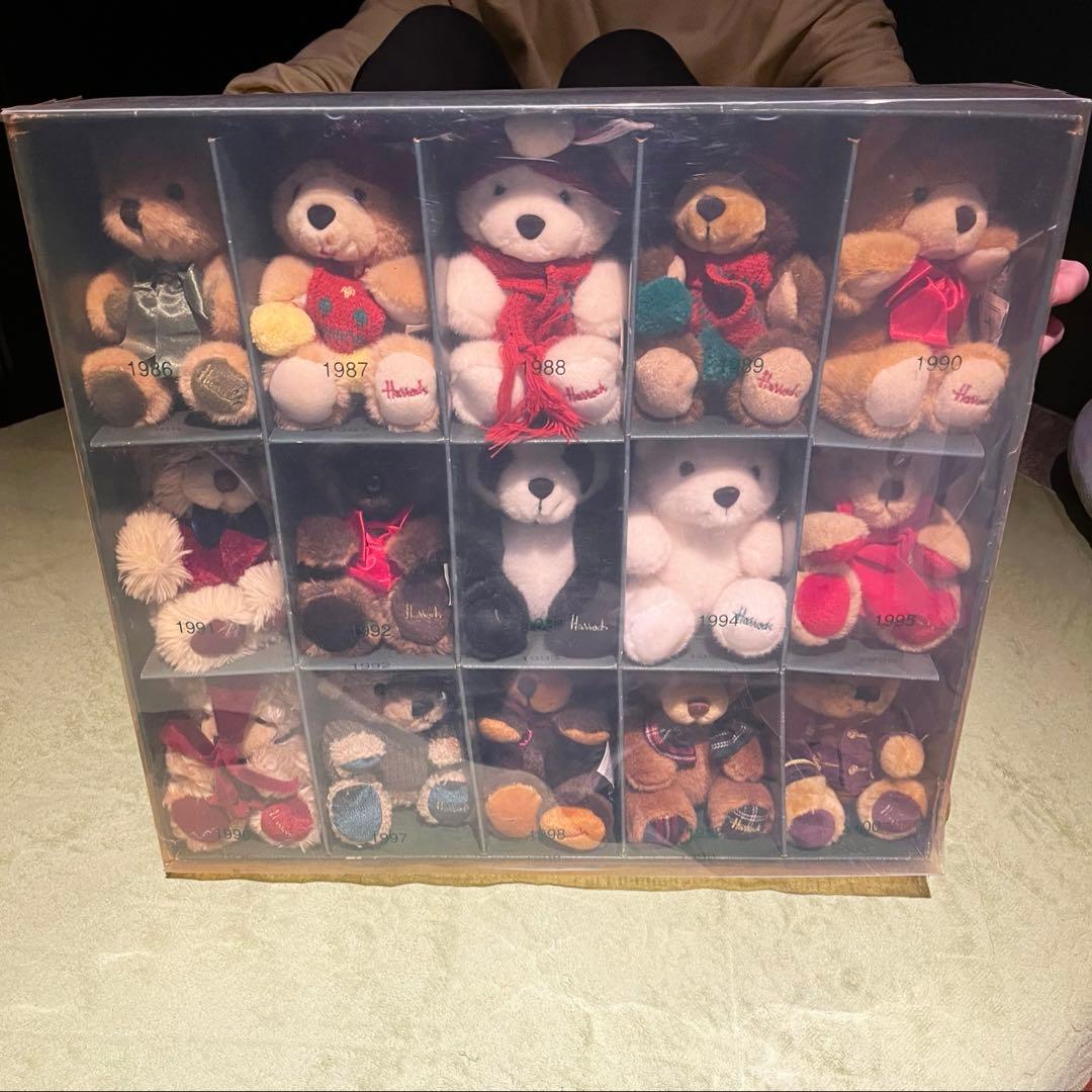 ハロッズ ぬいぐるみ イヤーベア15周年 15体セット