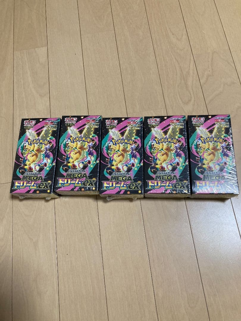 ポケモンカード メガドリームEX シュリンク付き 5ボックス