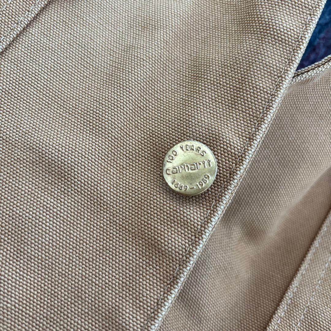 ［中澤商店］Carhartt フード付きジャケットブラウン100years
