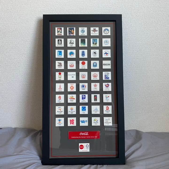 コカコーラ オリンピック夏季・冬季歴代45大会 記念ピンバッジ