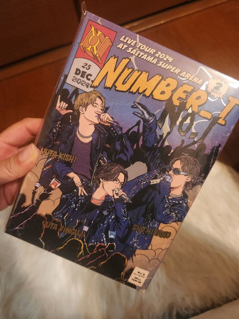 ミュージック NUMBER-1 LIVE TOUR 2024 DVD Number_i LIVE TOUR 2024 No.Ⅰ Blu-ray Disc | TOBE OFFICIAL STORE