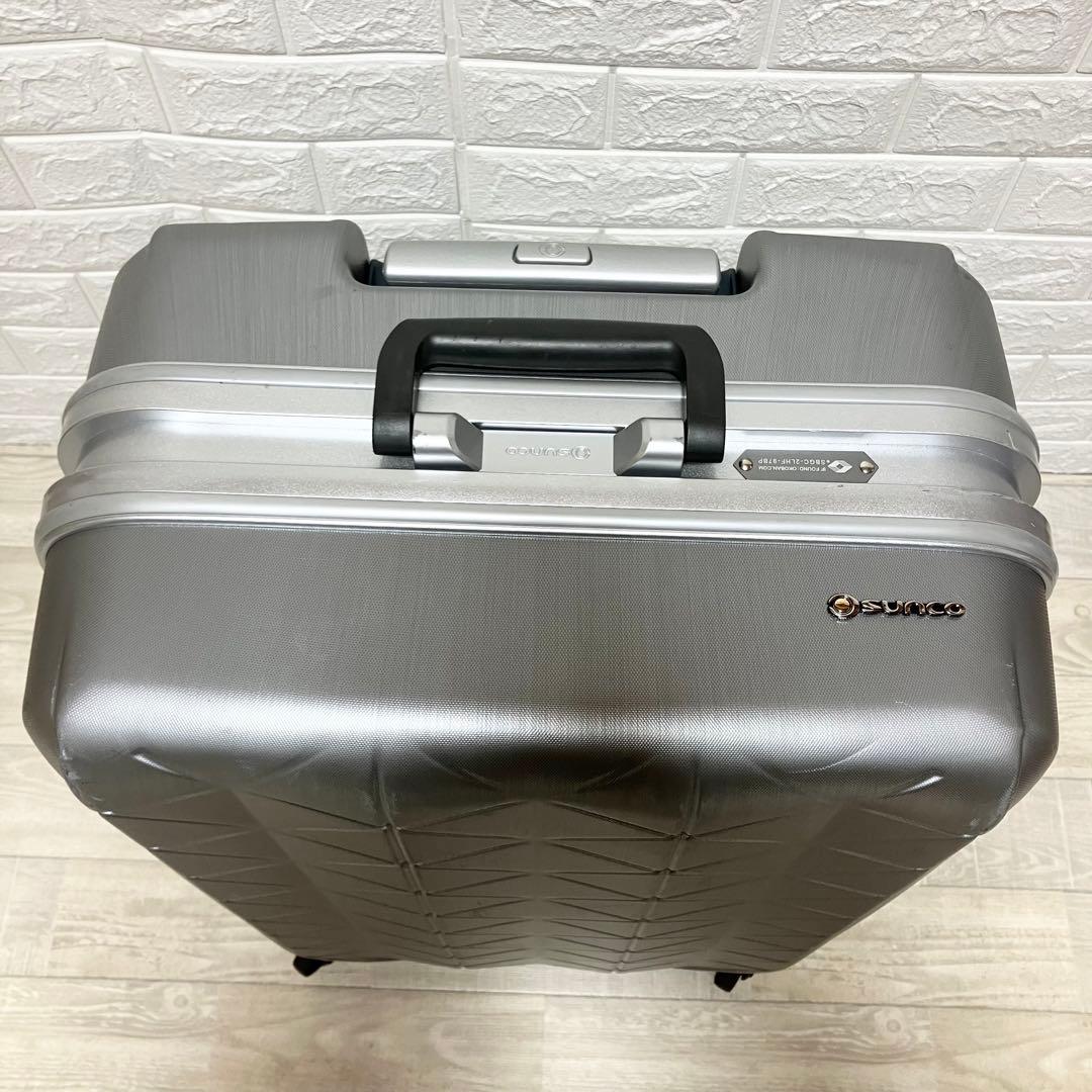 SUNCO サンコー スーツケース スーパーライト MG-C 73L シルバー