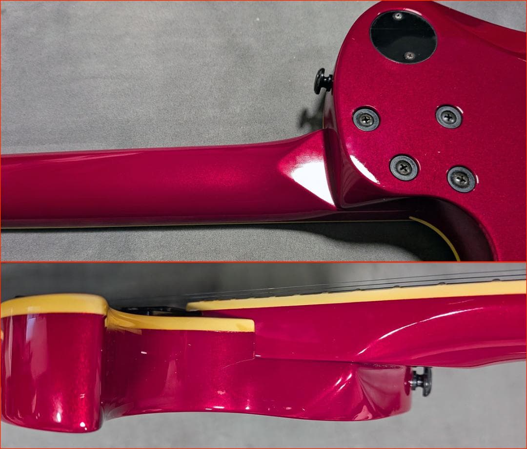 ESP GrassRoots 赤 レスポール 24F EMG89/81 フロイド - メルカリ