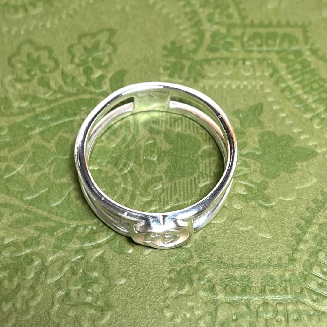 GUCCIグッチ インターロッキングGGリング　スリム　14号メンズ/レディース