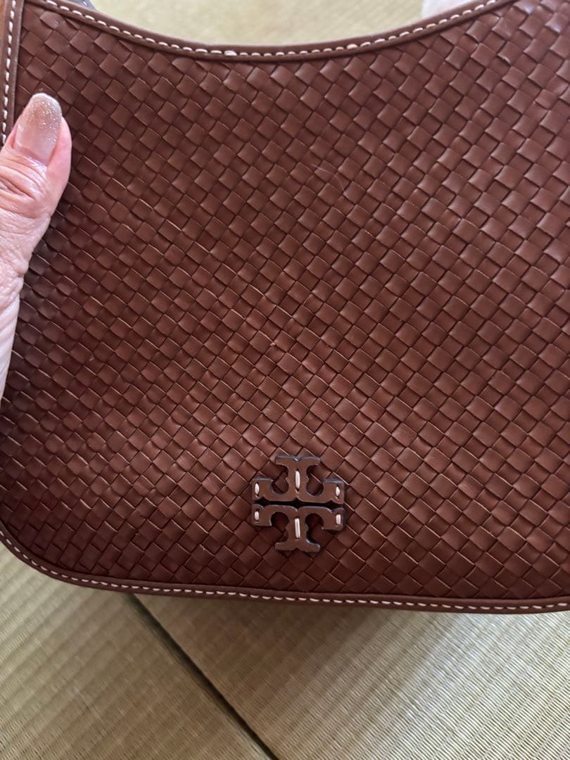 【超美品】 Tory Burch ブラウンショルダーバッグのみ　まめまめさん限定