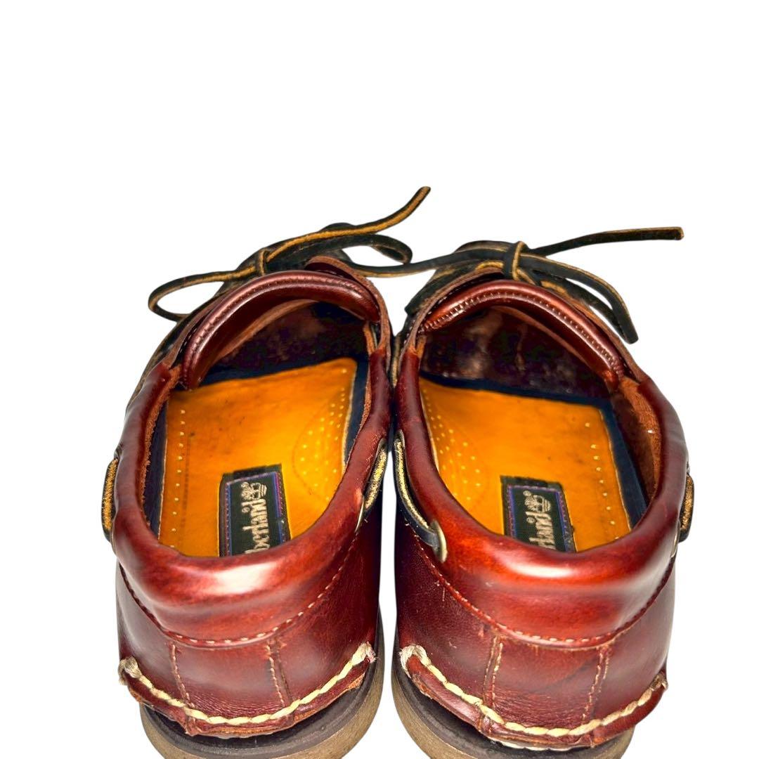 Timberlandティンバーランド2eye デッキシューズ　ブラウン赤茶