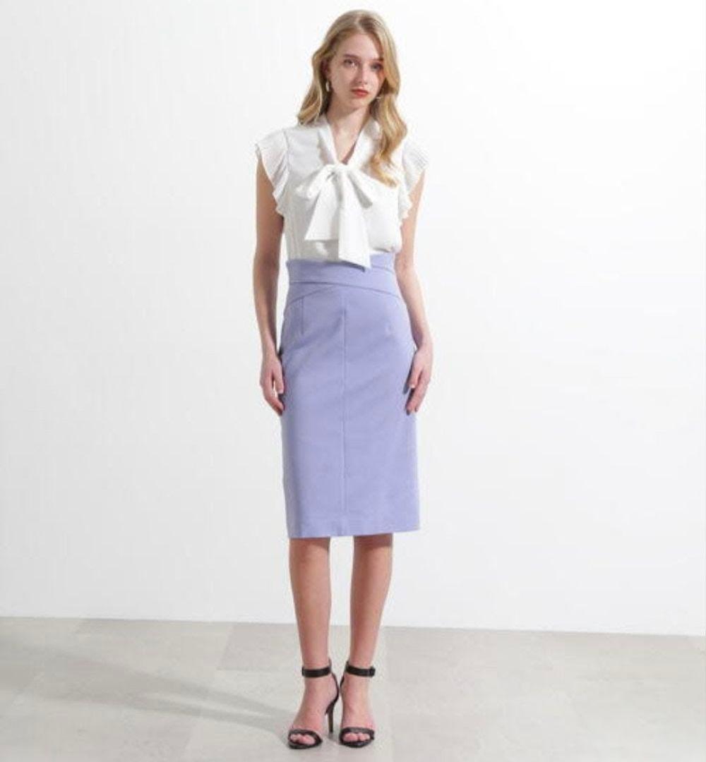 【新品】ピンキーアンドダイアン クロスウエストタイトスカート 美シルエット