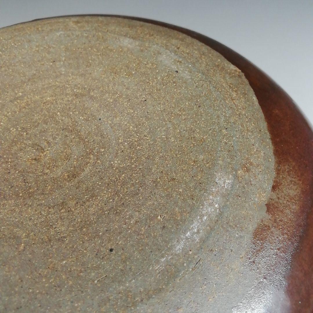 Ｔ８２３　建水　『高取焼』『鬼丸碧山 作』　共箱　茶道具