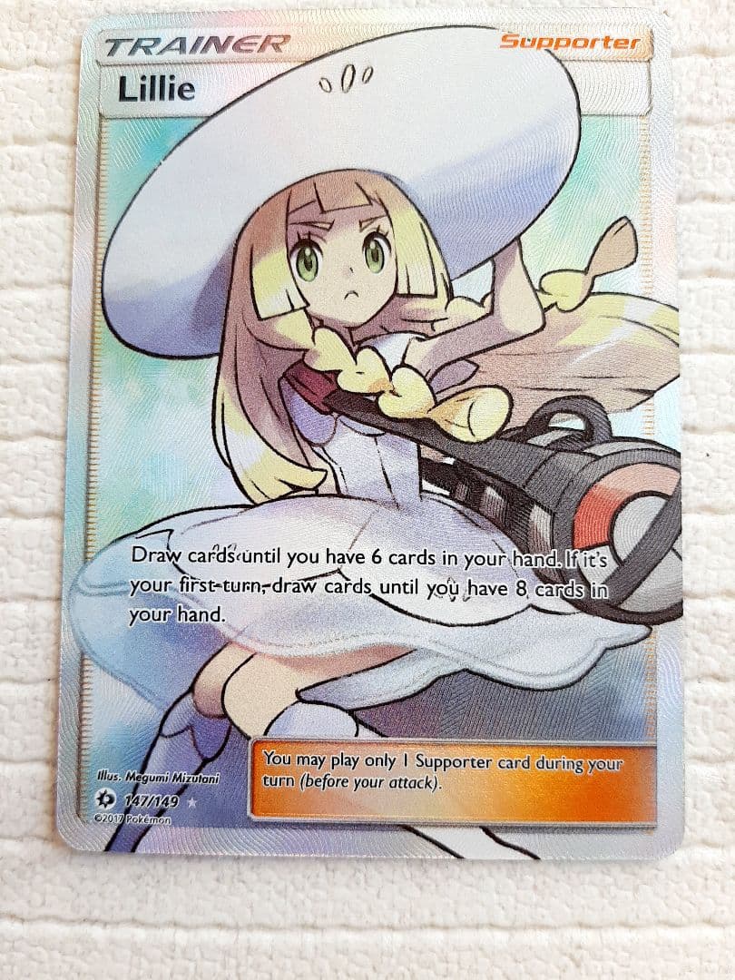 ポケカ　帽子　リーリエSR コレクションムーン 海外　英語