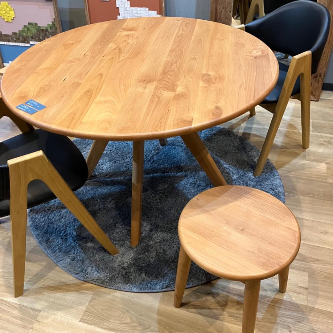 スツール　木製　お洒落　ミニテーブル　北欧　ナチュラル　丸型　円形　可愛い