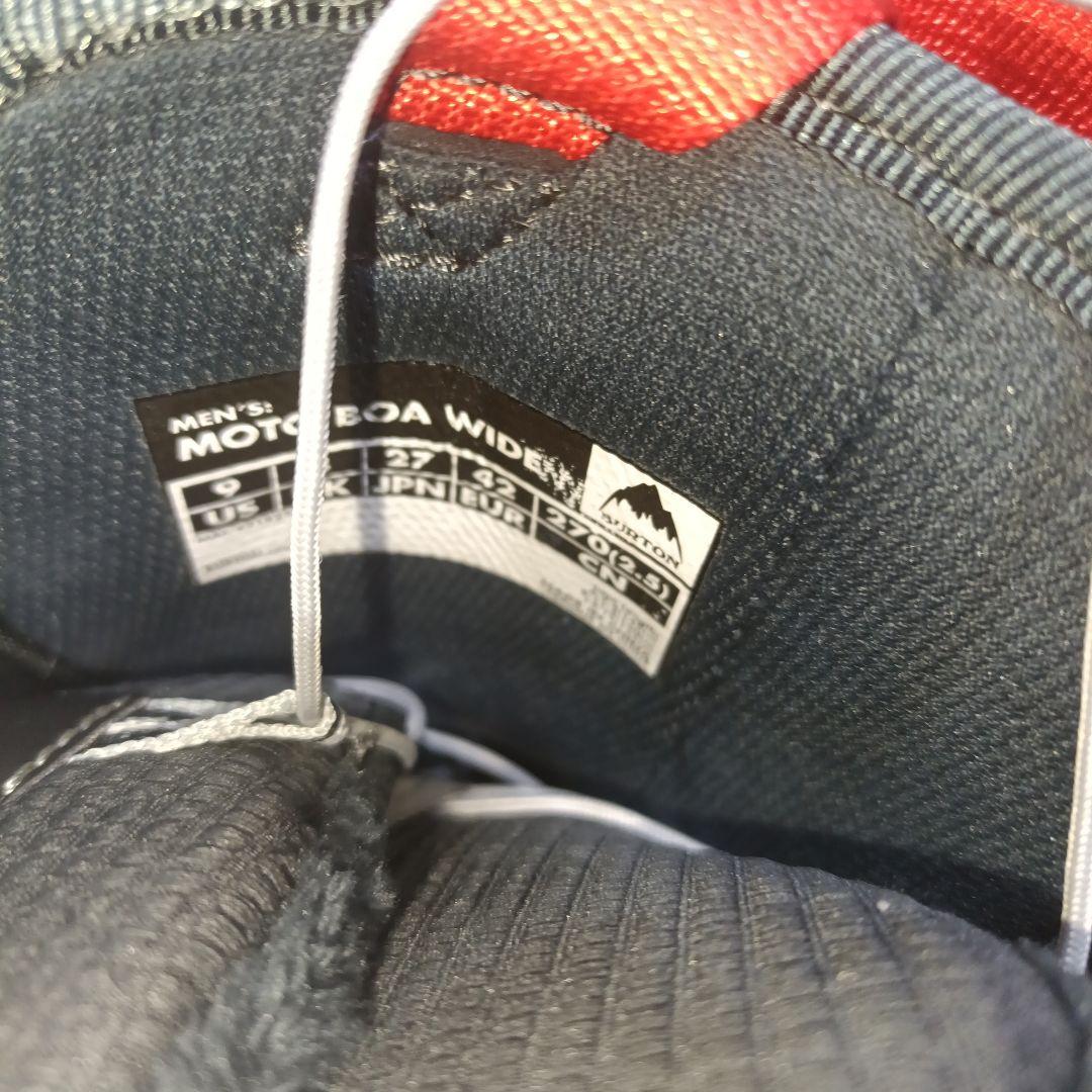 スノーボード 27cm BURTON MOTO BOA WIDE