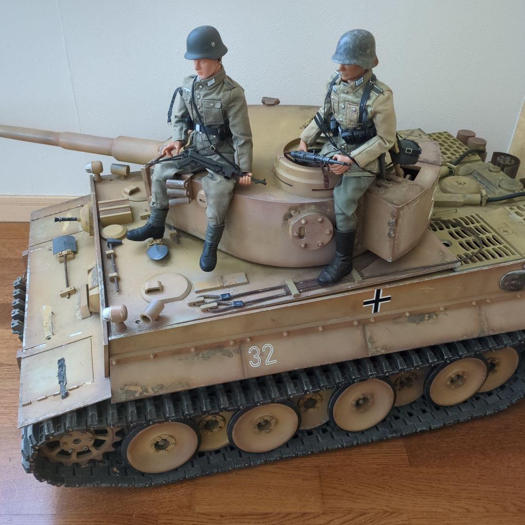 タイガー一型ドイツ戦車　金属製
