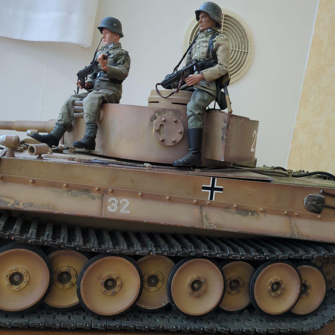 タイガー一型ドイツ戦車　金属製
