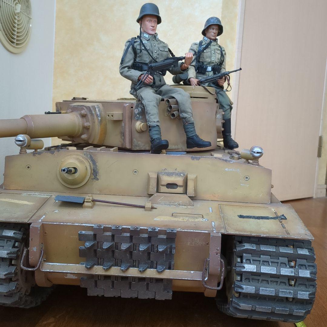 タイガー一型ドイツ戦車　金属製