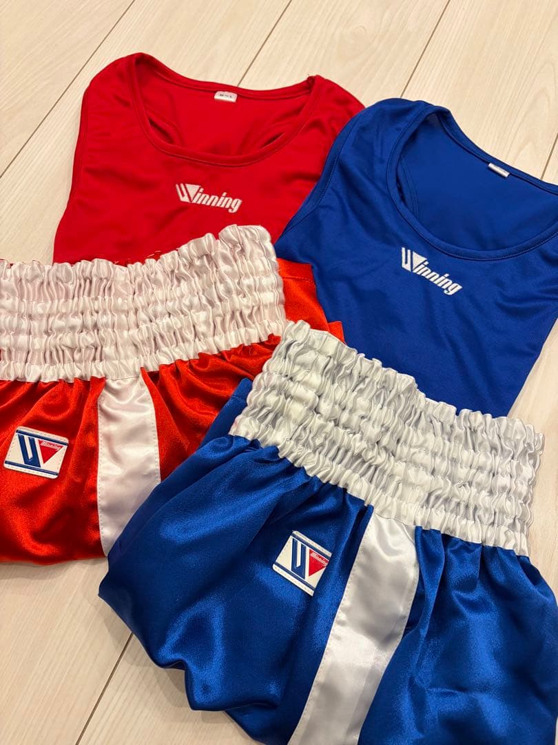 ボクシング ユニフォーム ウイニング MIZUNO（ミズノ） ボクシング ゲームシャツ＆パンツ アマチュア