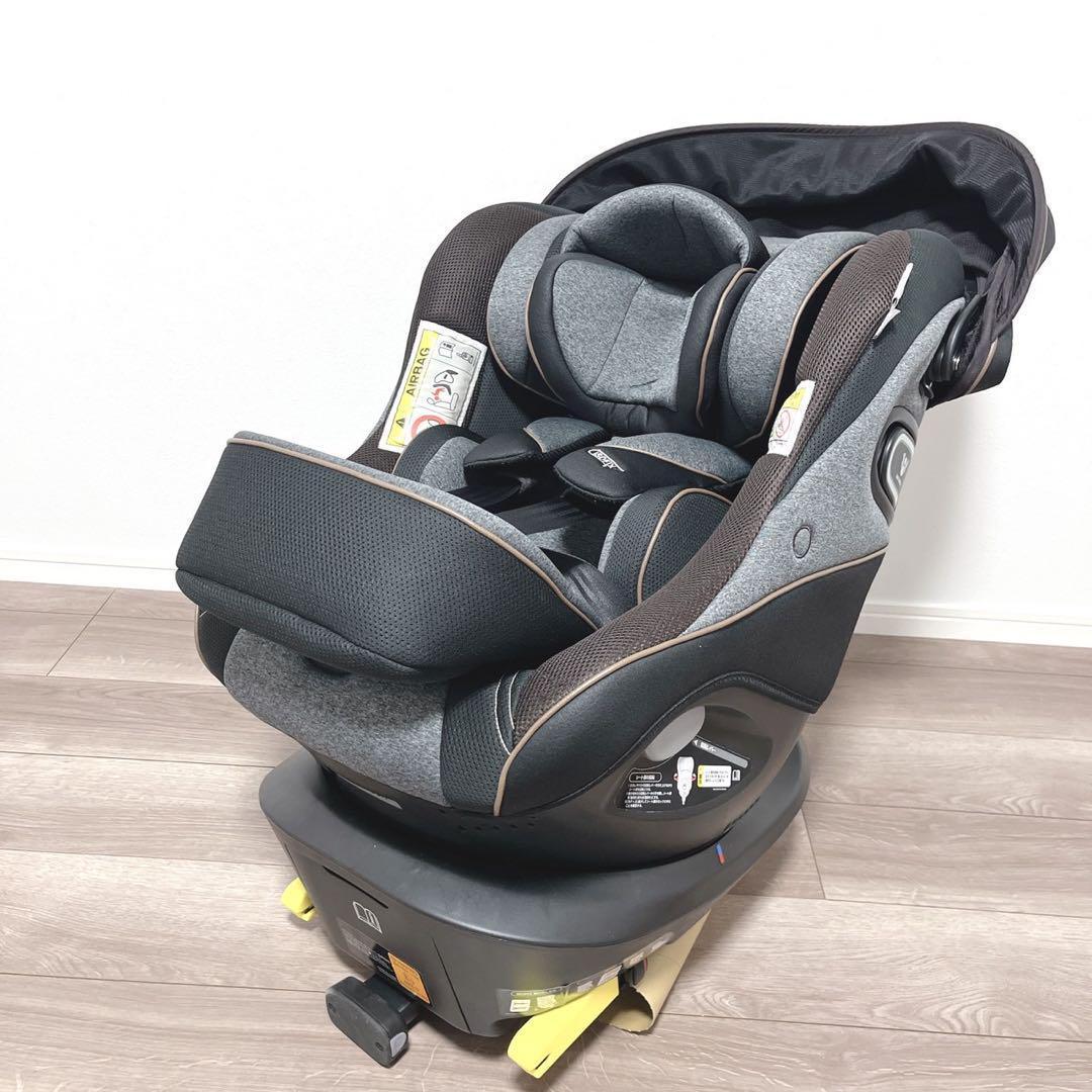 【美品】 Aprica クルリラ プロテクト　チャイルドシート　R129