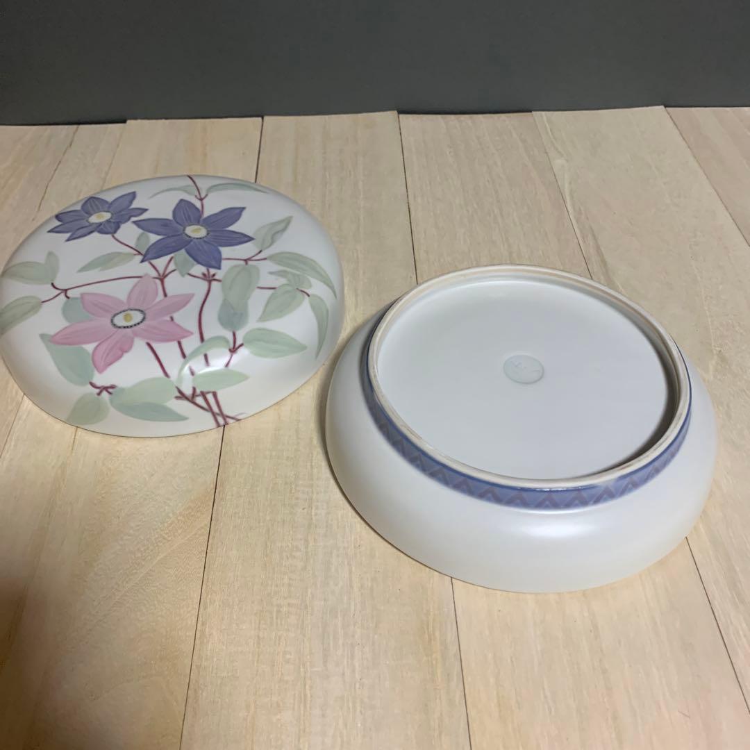 筒井廣明 葆光彩磁鉄仙文 蓋物 共箱 - www.properties-gate.com