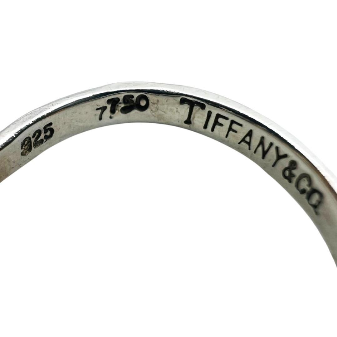 【極美品】TIFFANY リング 指輪 フック＆アイ ラブノット 925 K18